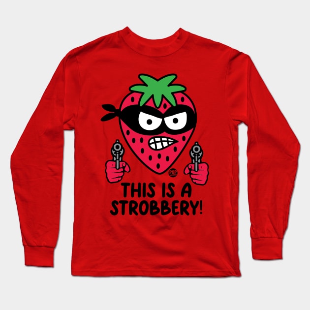 strobbery Long Sleeve T-Shirt by toddgoldmanart